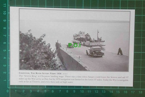 C441) Chepstow - The River Severn Ferry Severn King - Cutting