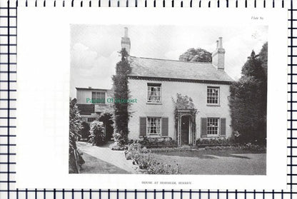 (6919) The Elms Epsom / Horsham Freeman Undertakers   Print / Cutting