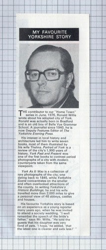 (5515) Ronald Willis Belle Vue School Bradford Journalist York  - 1979 Clip
