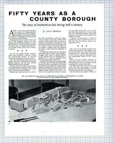 (5623) Southend Essex R A Jones & Sons  -  Lucia Hastilow - 1964 Article