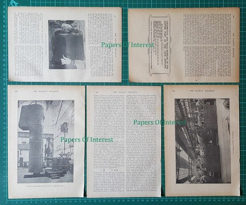 (6669) Building A Locomotive Boiler Z Class Atlantic North Eastern Railway 1917