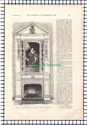 William Rome Master Painters Mr Main Beadle -  1899 Article
