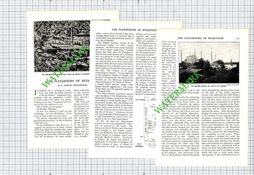 Byzantium F Cowley Whitehouse - c. 1906 Article
