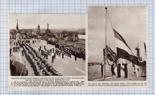 (5726) HMS Venerable Becomes Karel Doorman Netherlands Navy Nairana - 1948 Clip