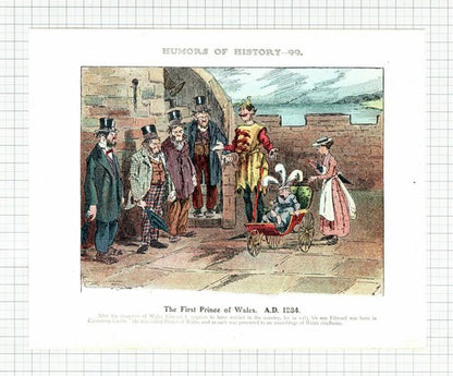 (5926) Robert Bruce Spider / Prince Of Wales Edward I - c.1910 Book Print