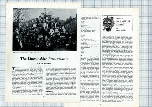 (6181) James Fitton 59 Main Road Washingborough Lincolnshire - 1968 Article
