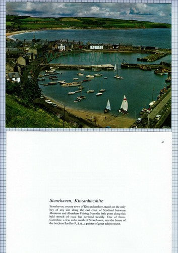 (8306) STONEHAVEN Kincardineshire 2-Part Cutting - c.1970