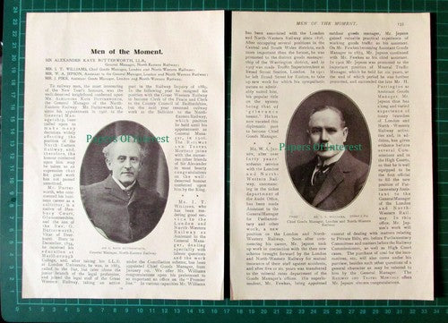(6422) Sir Alexander Kaye Butterworth Jepson Pike North Western Railway  - 1914