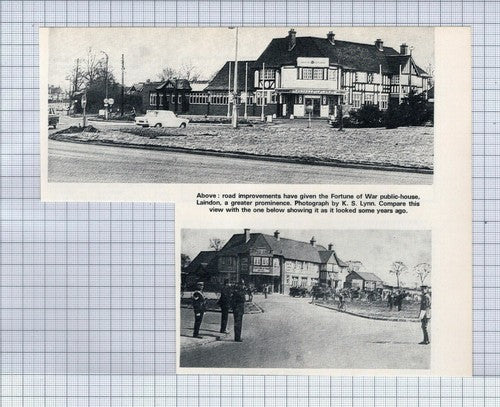 (5429) Fortune of War Public House Laindon Essex   - 1970 Clip