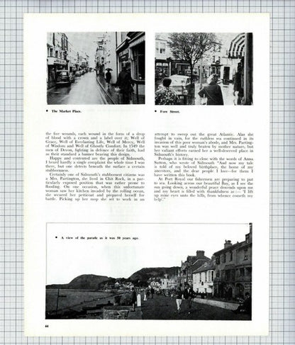 (6291) Sidmouth Devon -1969 Article