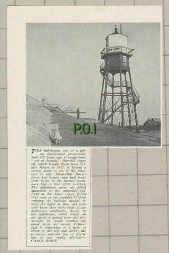 (5308) Dovercourt Lighthouse Essex Carol Howe  - 1969 Clip