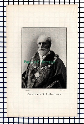 (6387) Councillor R A Marillier Mayor Scarborough Town Council  - 1901 Article