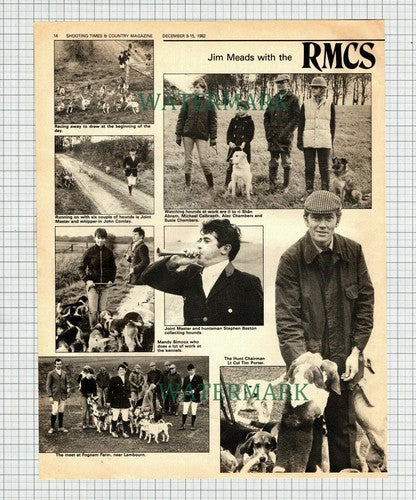 X1866) RMCS Shrivenham Beagles -  1982 Article
