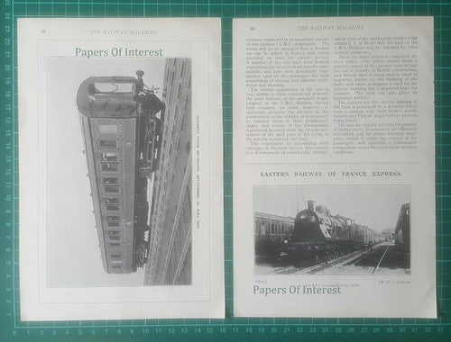 LMSR  New Steel Coaching Stock London Midland Scottish Railway  - 1926 Article