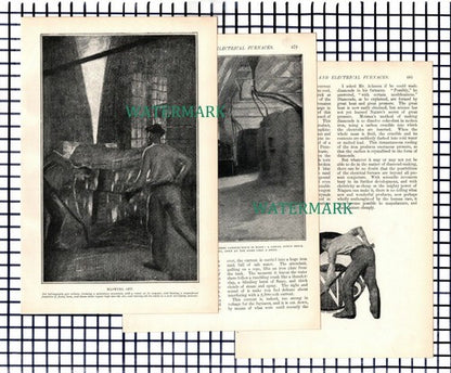 (6156) Mr EG Acheson Furnaces Niagara Falls  - 9-Side 1900 Article