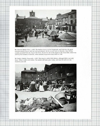 Tilley's Cafe Blackett St Newcastle  Paddy's Market  Alnwick Market - Book Print