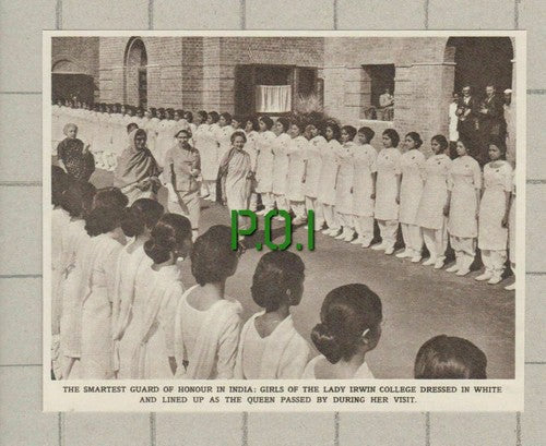 (5183) Lady Irwin College India Queen Visit - 1961 Clip
