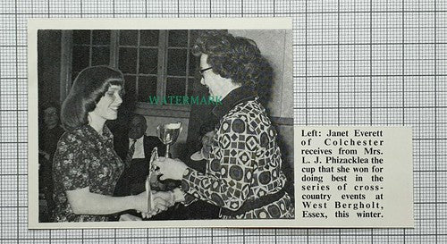 (C350) Janet Everett Colchester Mrs L J Phizacklea West Bergholt - 1972