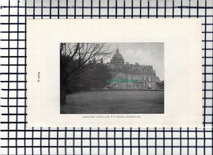 C6562) St Hilda's School  Marton Hall Bolckow Middlesbrough -  1960s Book Print