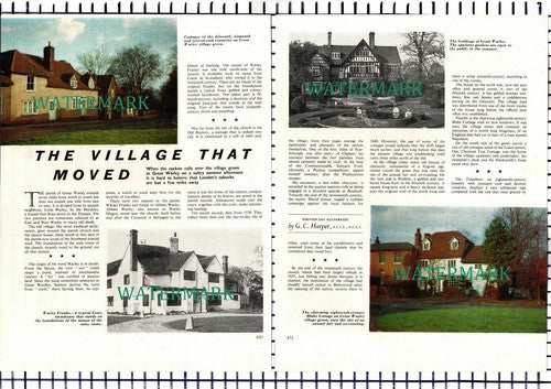 (169) Great Warley Essex Warley Franks The Goldings Blake Cottage - 1964 Article