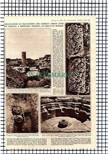 Sultantepe Harran Mr Seton Lloyd Dr Segal Umayyad  - 1953 Article