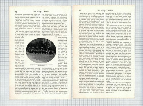 (6331) Physical Education Teaching Careers Women Grace Ellison - c.1905 Article