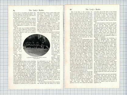 (6331) Physical Education Teaching Careers Women Grace Ellison - c.1905 Article