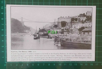 C485) The Rocks Clifton Bristol Tramways & Carriage Co / Floating Harbour