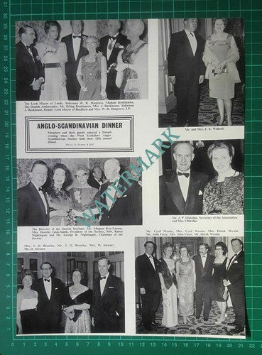 West Yorkshire Anglo Scandinavian Society Widnall Oldridge Westin - 1966 Cutting
