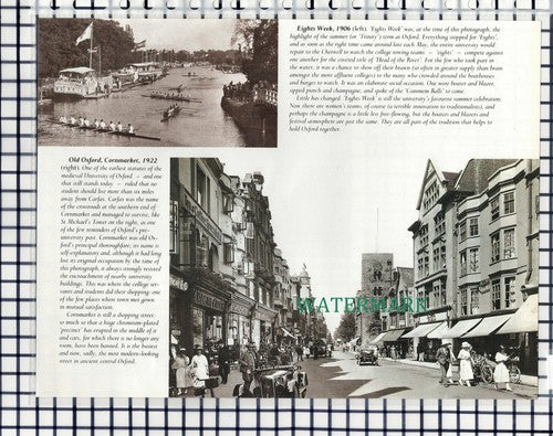 (6875) Oxford Cornmarket Eights Week - 1980s Cutting