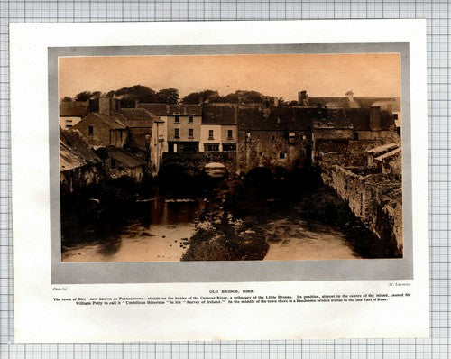 Birr Parsonstown Ireland -   c.1930s Book Print