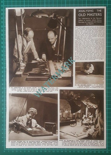 (X492) National Gallery Art Paintings Neil Maclaren Werner Herbert Lank  -  1950