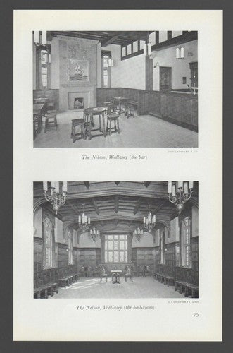 The Whittington Kinver / The Nelson Wallasey Interior Scenes -1950s Book Print