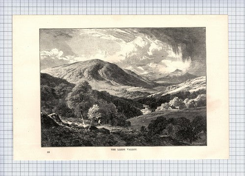 (6475) The Lledr Valley  - 1893  Print