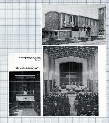 (5180) St Basil's Roman Catholic Church Basildon Essex   - 1963 Clip