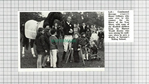 C2345) Henry Gilhuys Dressage Suzanne's Riding School Harrow Weald - 1968 Clip