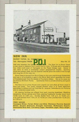 (C375) Melbourne Hotel York Rd Leeds Gordon Baker  / New Inn Burnt Yates