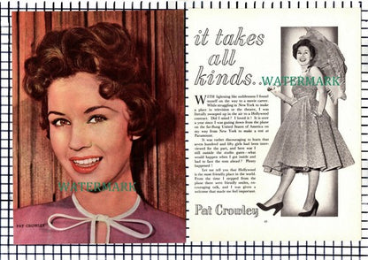 Pat Crowley Actress - c.1955 Article