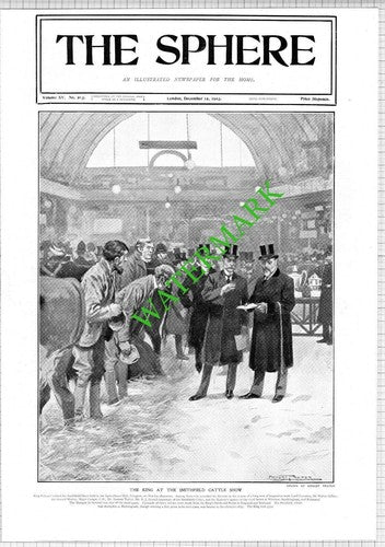 Smithfield Cattle Show Sir Walter Gilbey Oswald Mosley Craigie - 1903 News Page