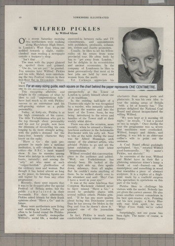 (6012) Wilfred Pickles Actor  - 1951 Article