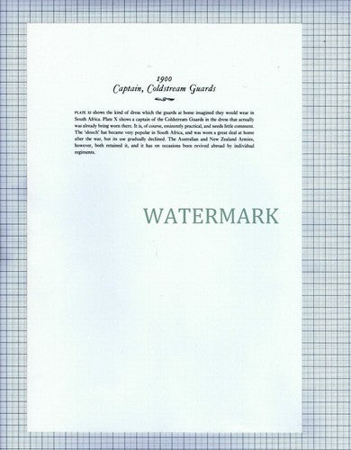 COLDSTREAM GUARDS Captain PRINT 1970 (X1678)