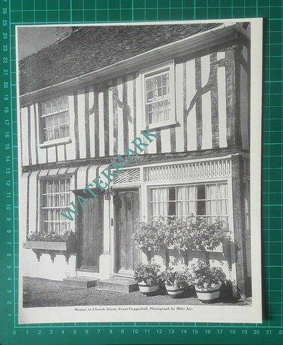 Church Street Great Coggeshall Essex   - 1966 Cutting