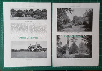 Woodlands Chalfont St Giles Mr Alexander Gordon - c.1913 Article