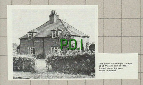 (5202) St Vincent's St Vincent Hamlet Essex Cottages - 1970 Clip