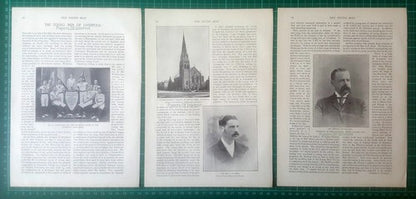Liverpool Aked Rev Madden St Luke's Church Edward Evans - 1896 Article