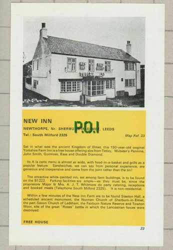 (C378)  Old Bells Inn Campsall Doncaster / New Inn Newthorpe Major AJT Whitmore