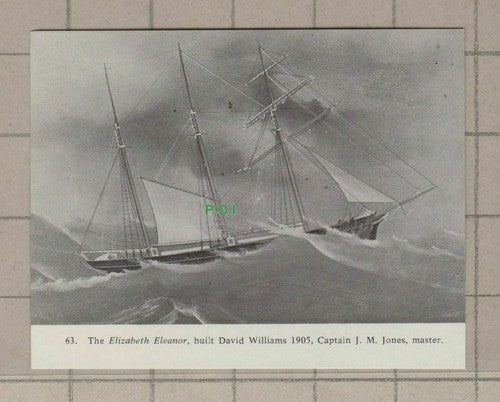 C1846) The JOHN PRITCHARD Ship / The ELIZABETH ELEANOR  - c.1975 Clip