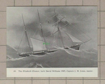 C1846) The JOHN PRITCHARD Ship / The ELIZABETH ELEANOR  - c.1975 Clip