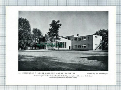 (8693) Impington Village College Whitwood Mere School Greenford County  c.1945