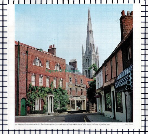 X1392) Grantham Lincolnshire  - 1971 Cutting